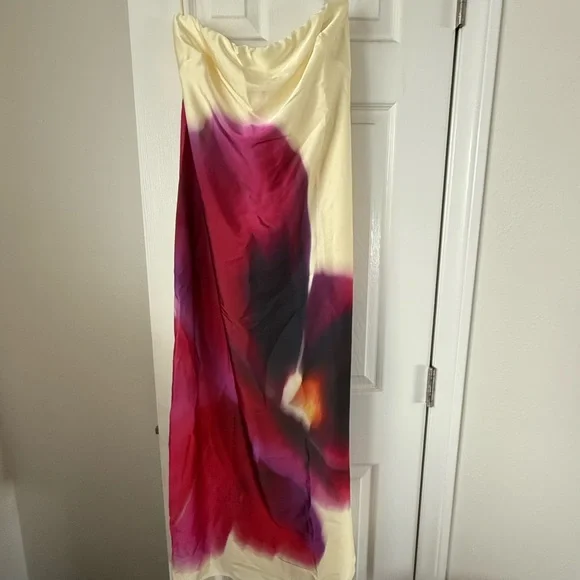 Abercrombie & Fitch Julia Strapless Slip Maxi Dress - Picture 3 of 6